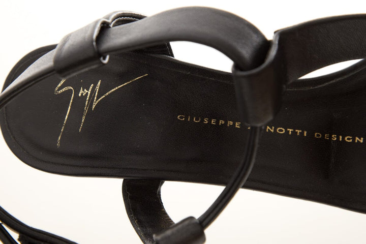 Giuseppe Zanotti Black Wedge SZ 37