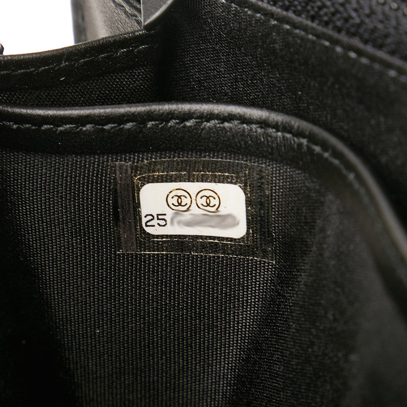 Top Quality Chanel Long Zip Wallet in Tweed Denim Blue