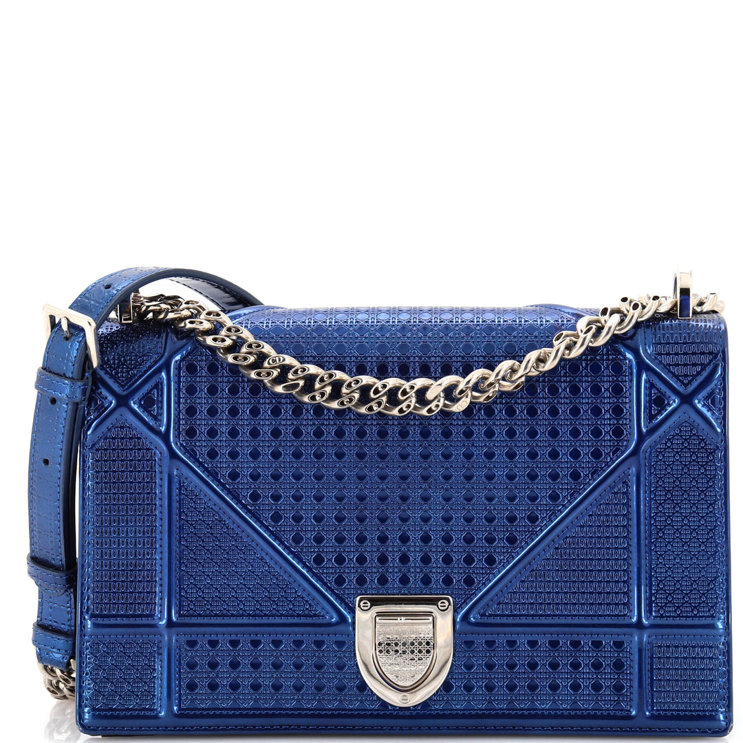 Top quality Dior Top quality Diorama Flap Bag Cannage Embossed Calfskin Medium