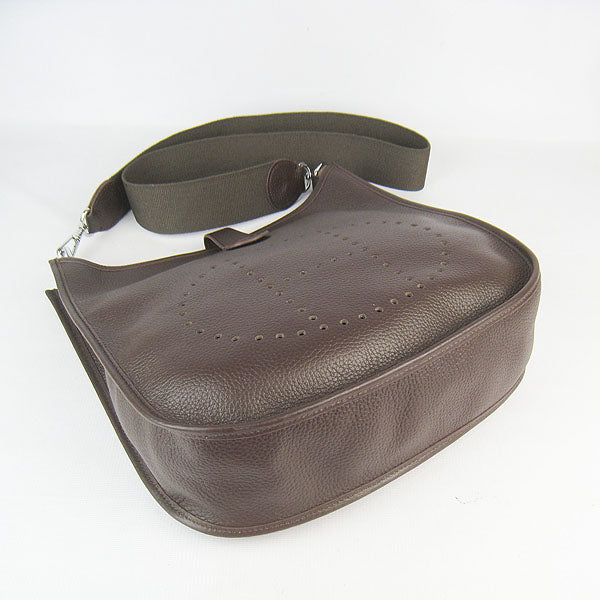 Hermes Evelyne I handbag H6309 dark coffee
