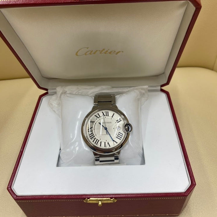 Cartier Watch Lm Auto 42mm 18cm With Full Set