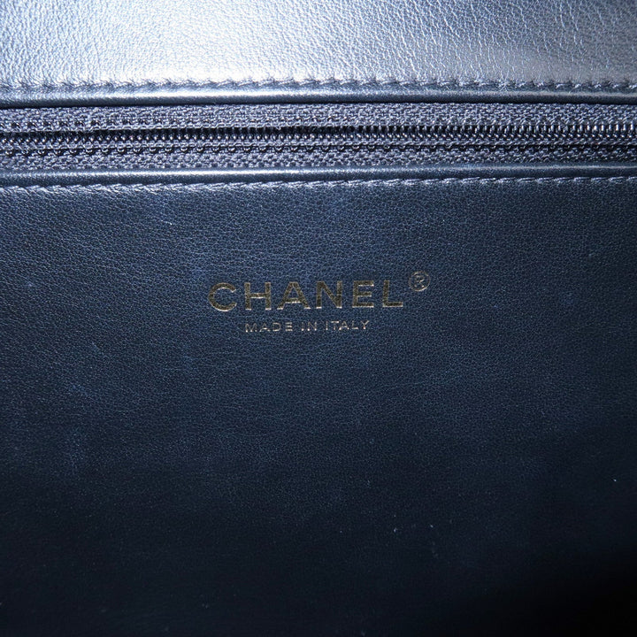 Top Quality Chanel CC Filigree Matelasse Caviar Skin Shoulder Bag Black A93344