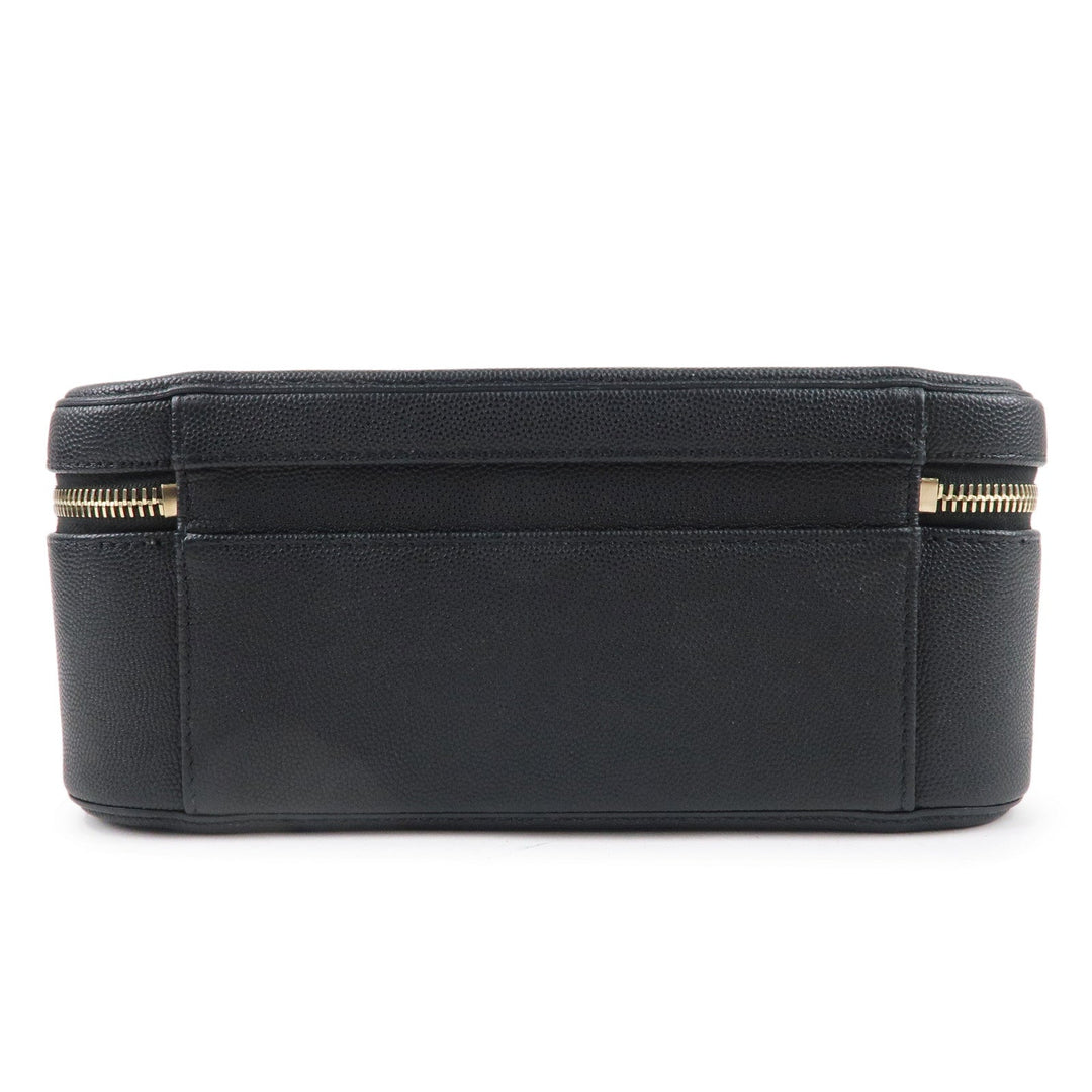 Top Quality Chanel CC Filigree Matelasse Caviar Skin Shoulder Bag Black A93344