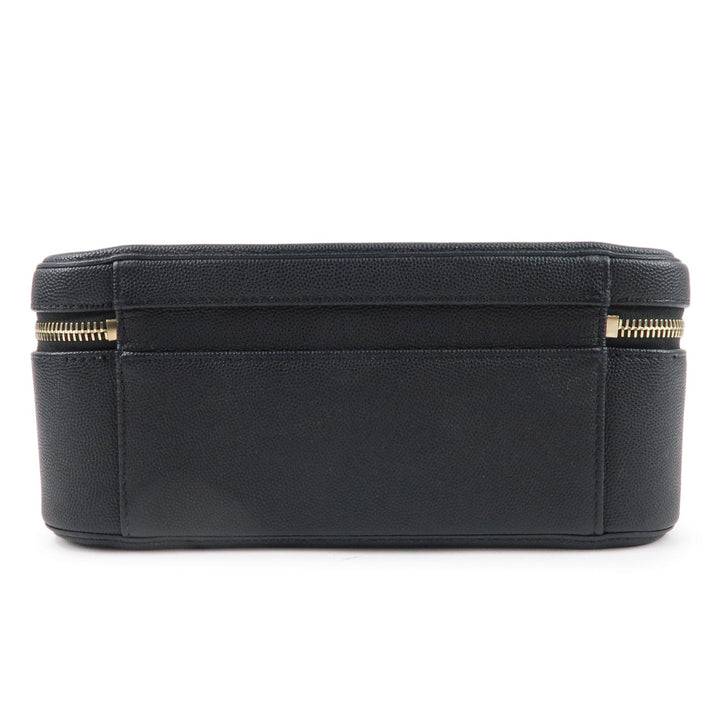 Top Quality Chanel CC Filigree Matelasse Caviar Skin Shoulder Bag Black A93344
