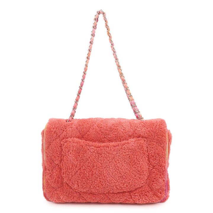 Top Quality Chanel Matelasse Pile Big Matelasse Chain Shoulder Bag Pink