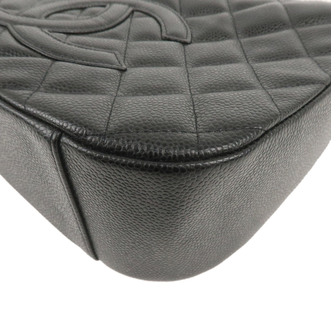 Top Quality Chanel Matelasse Caviar Skin Chain Shoulder Bag Black A20993