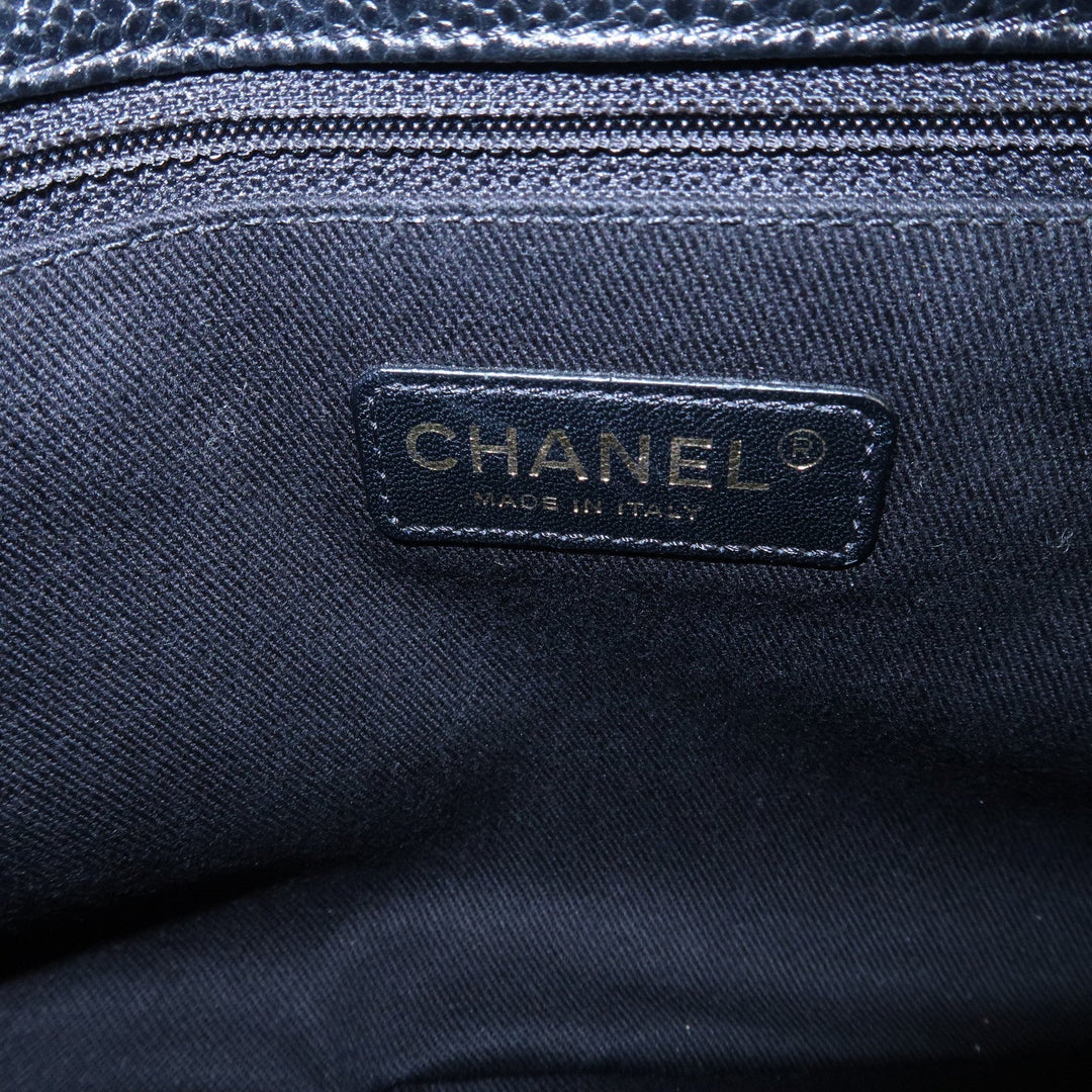Top Quality Chanel Matelasse Caviar Skin Chain Tote Bag Black A67294