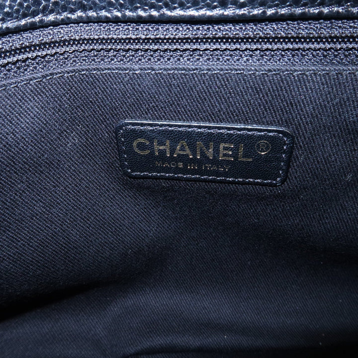 Top Quality Chanel Matelasse Caviar Skin Chain Tote Bag Black A67294