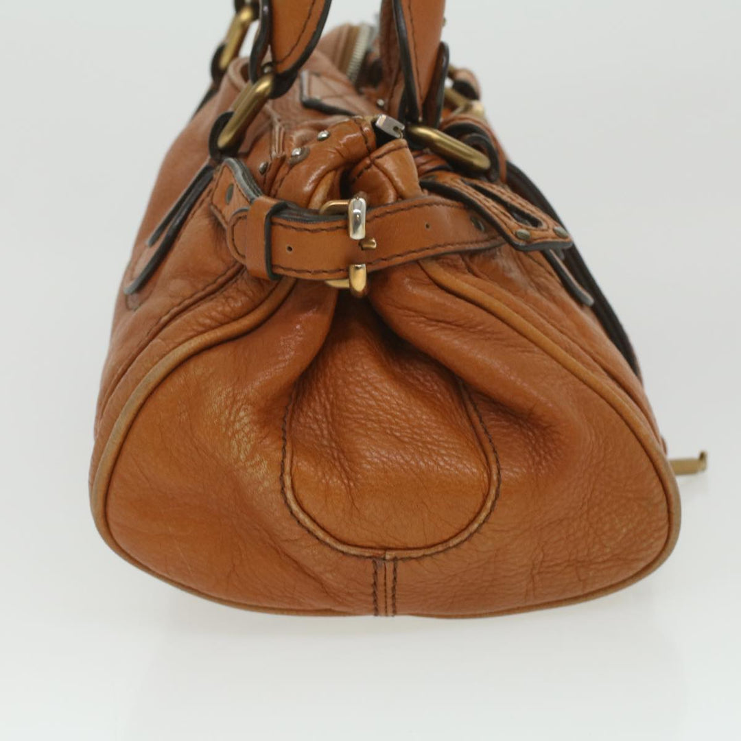 Chloe Paddington Hand Bag Leather Brown 37540