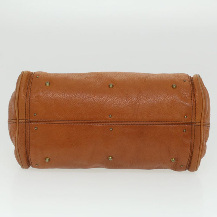 Chloe Paddington Hand Bag Leather Brown 37540