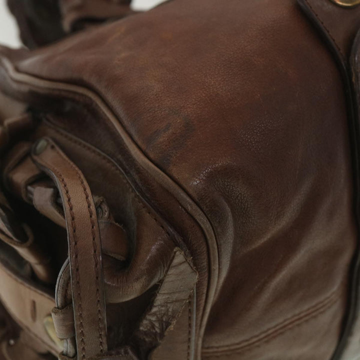 Chloe Hand Bag Leather Brown SA59-01-06--54 37835