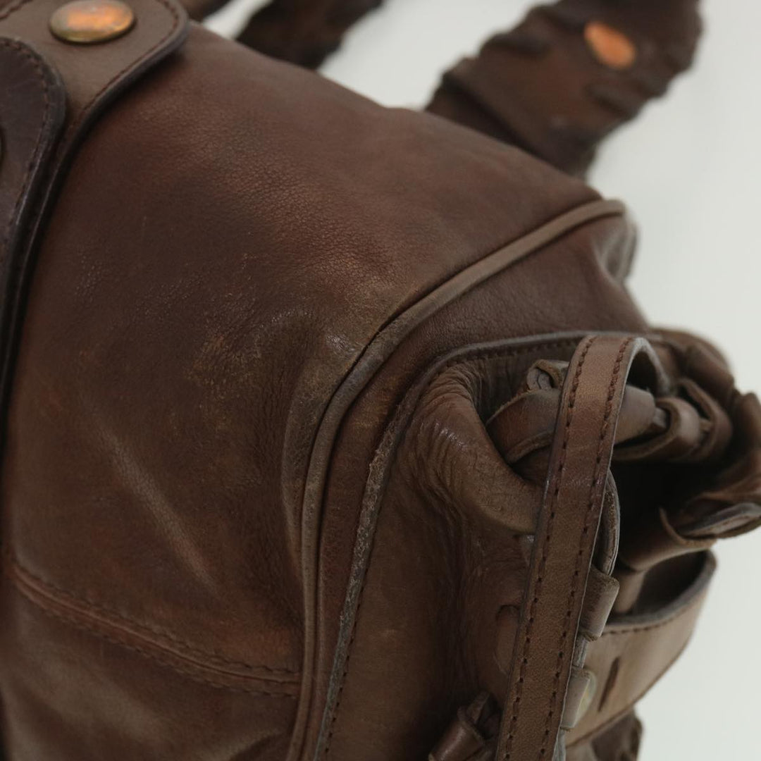 Chloe Hand Bag Leather Brown SA59-01-06--54 37835