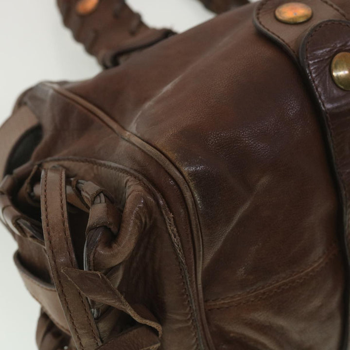Chloe Hand Bag Leather Brown SA59-01-06--54 37835