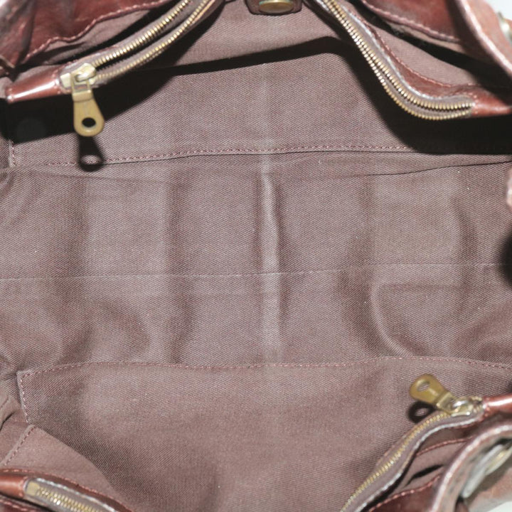 Chloe Hand Bag Leather Brown SA59-01-06--54 37835