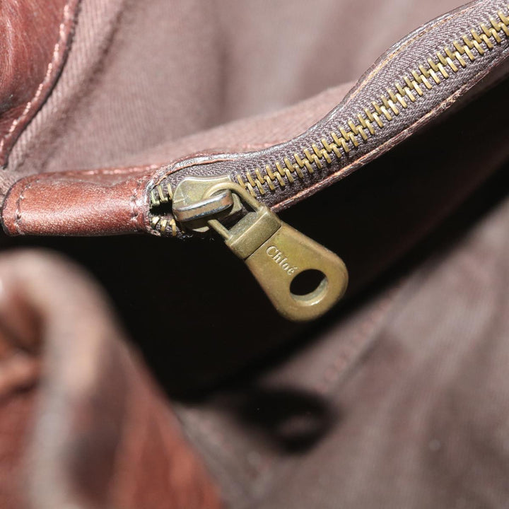 Chloe Hand Bag Leather Brown SA59-01-06--54 37835