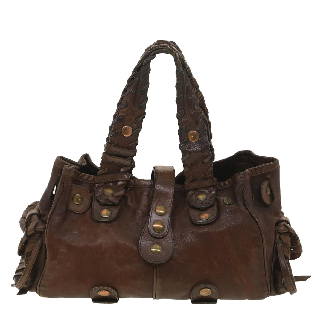 Chloe Hand Bag Leather Brown SA59-01-06--54 37835