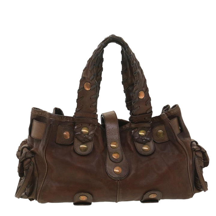 Chloe Hand Bag Leather Brown SA59-01-06--54 37835