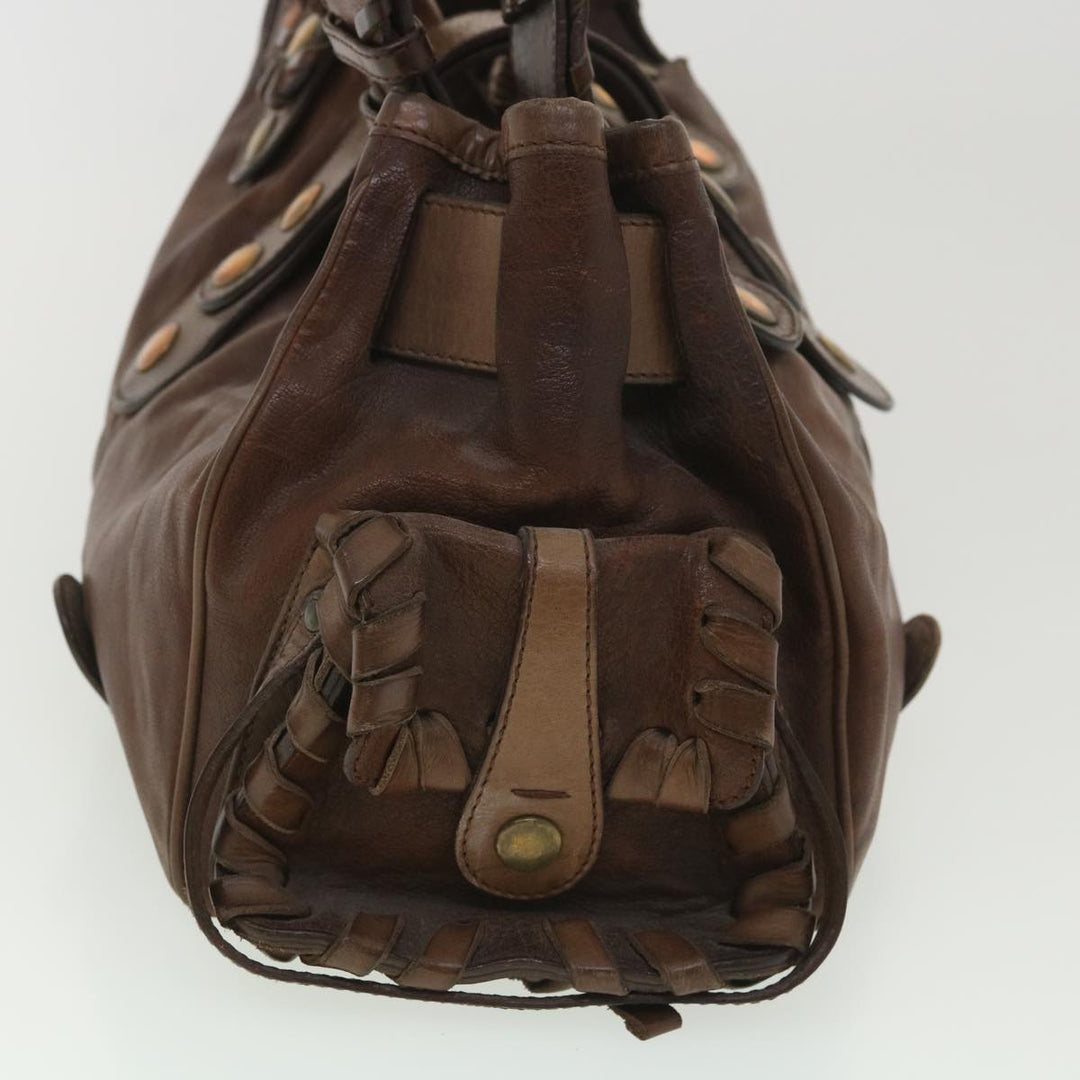 Chloe Hand Bag Leather Brown SA59-01-06--54 37835