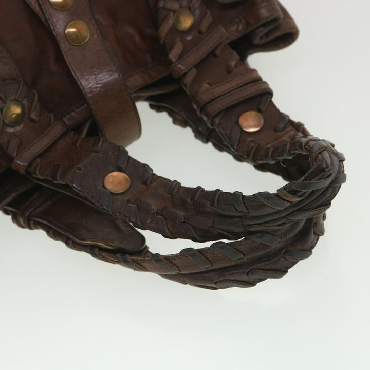 Chloe Hand Bag Leather Brown SA59-01-06--54 37835