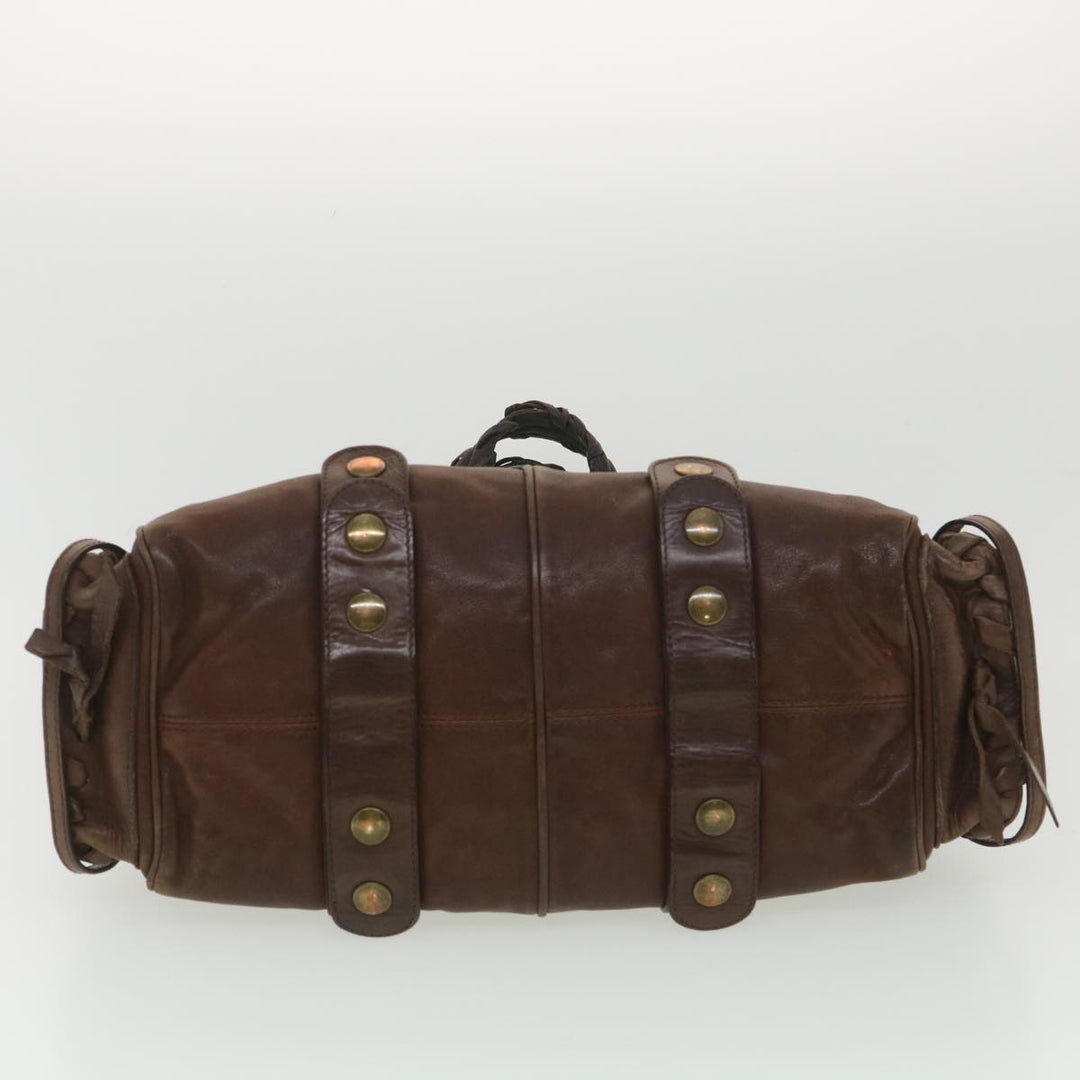 Chloe Hand Bag Leather Brown SA59-01-06--54 37835
