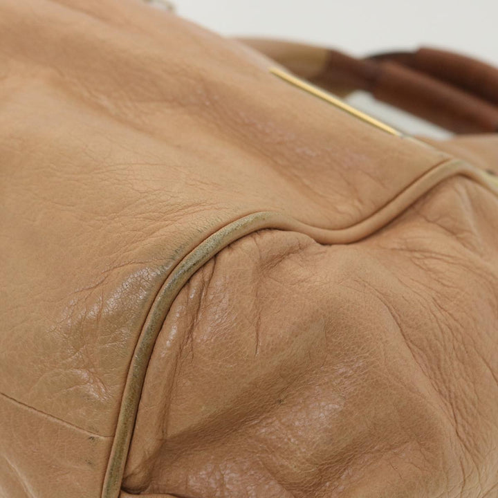 Chloe Hand Bag Leather 2way Pink 03-11-50 37836