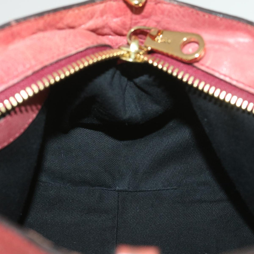 Chloe Hand Bag Leather 2way Pink 03-11-50 37841