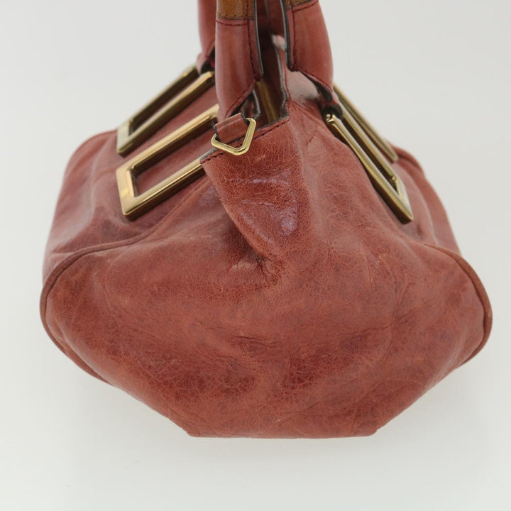 Chloe Hand Bag Leather 2way Pink 03-11-50 37841