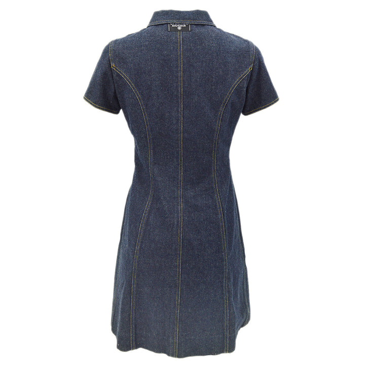 Top Quality Chanel Denim Dress Navy #40