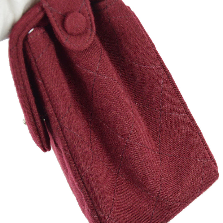 Top Quality Chanel Red Cotton Handbag