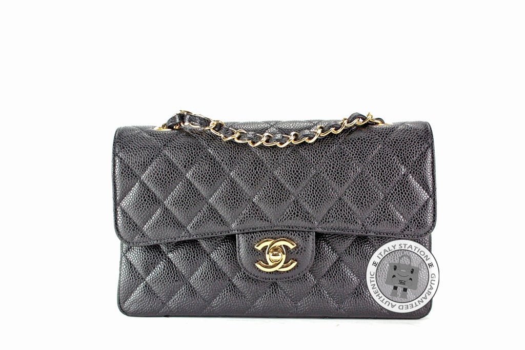 Top Quality Chanel A01113 Classic CC Black Caviar Small Shoulder Bags Ghw