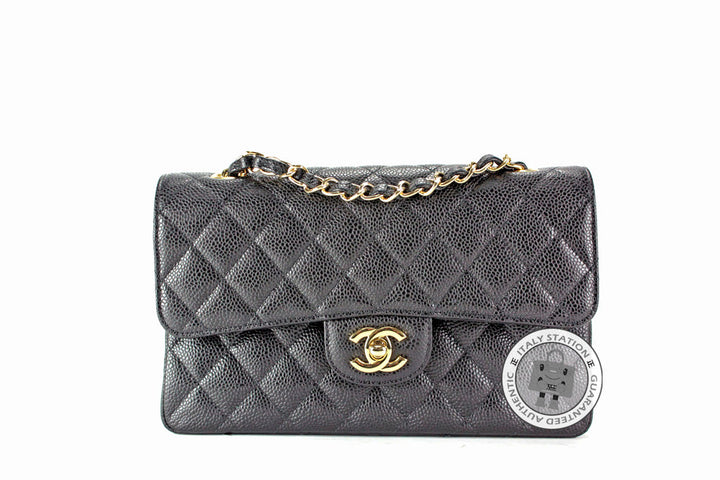 Top Quality Chanel A01113 Classic CC Black Caviar Small Shoulder Bags Ghw