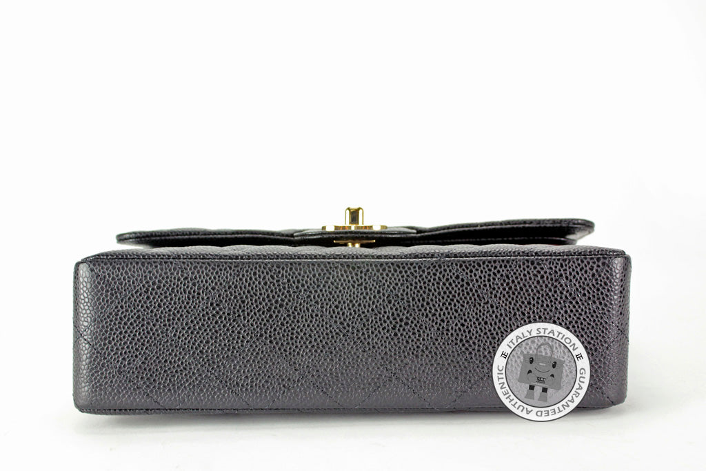 Top Quality Chanel A01113 Classic CC Black Caviar Small Shoulder Bags Ghw