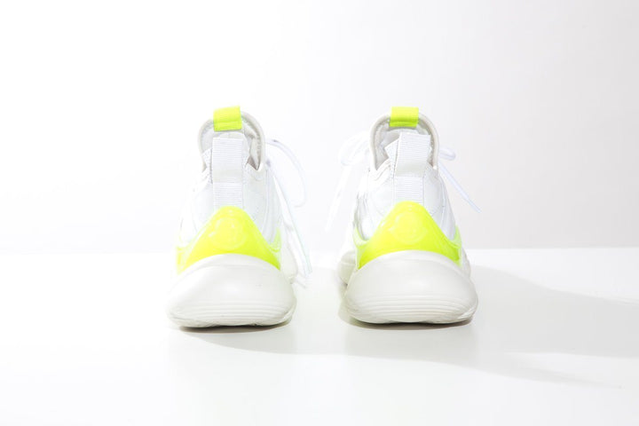 Moncler White Taiss Low Top Sneakers SZ 35