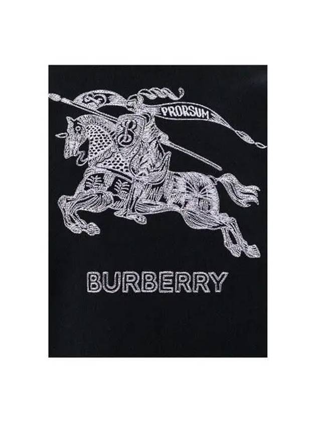 Burberry Embroidered EKD Logo Sweatshirt Black
