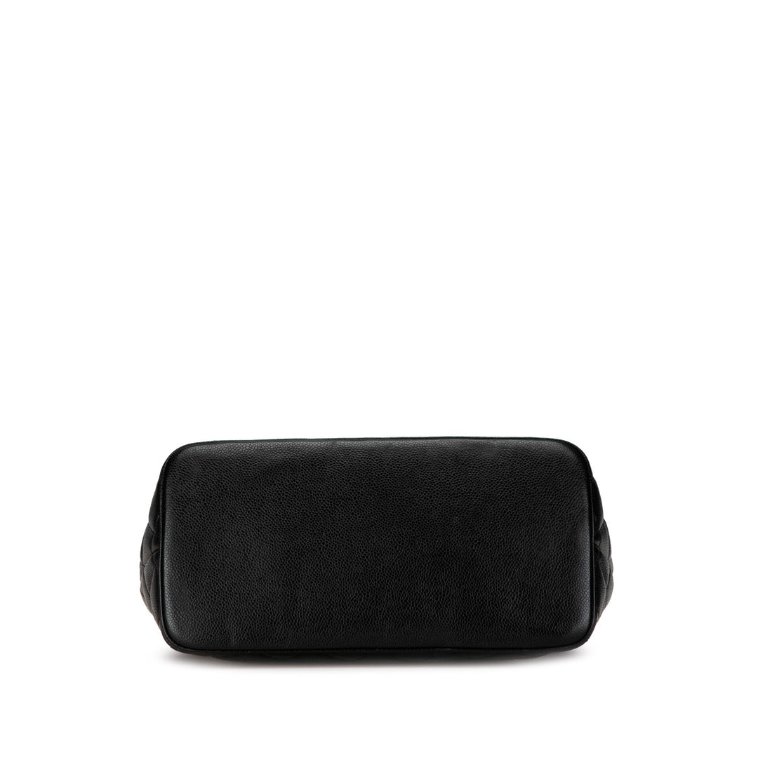 Chanel Caviar Medallion Tote Black