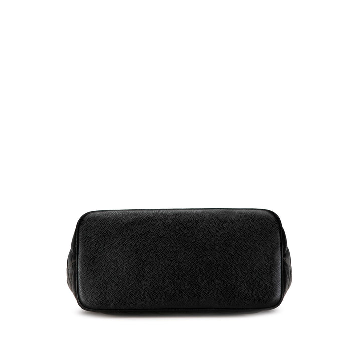 Chanel Caviar Medallion Tote Black