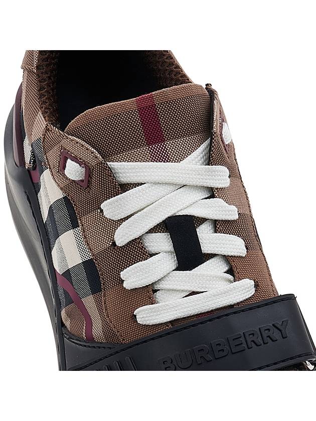 Top Quality Burberry Ramsey Check Cotton Low Top Sneakers Brown