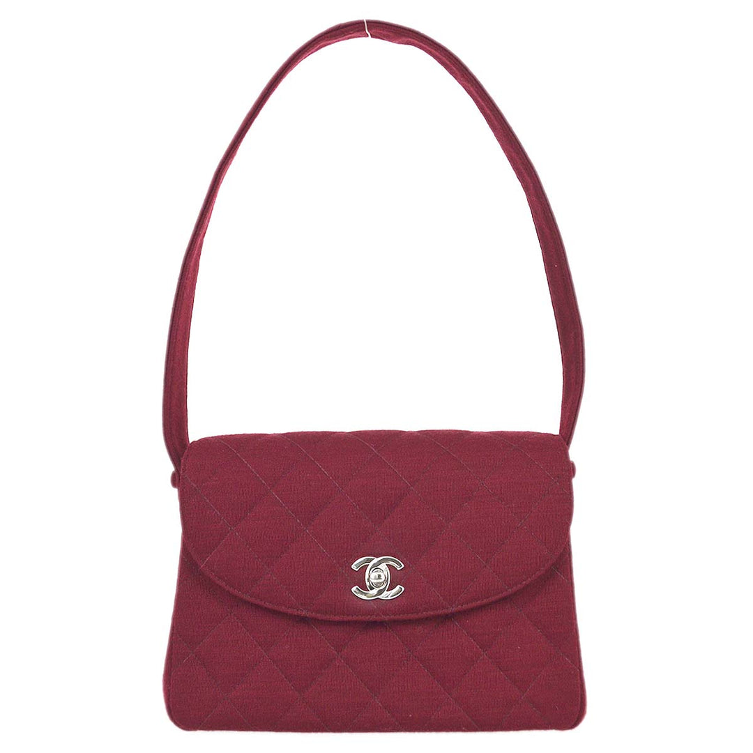 Top Quality Chanel Red Cotton Handbag