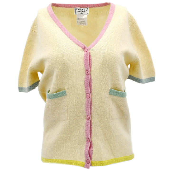 Top Quality Chanel Cardigan Ivory 98C #44