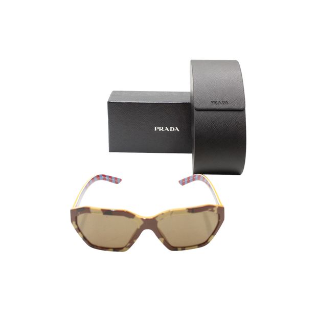 PRADA Brown Camo Sunglasses