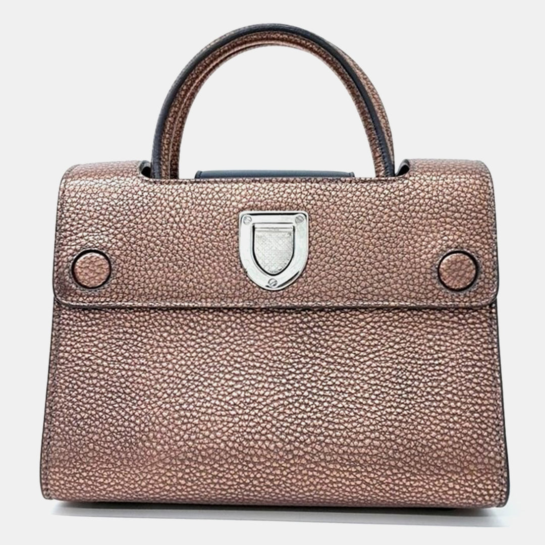 Top quality Dior Brown Leather Top quality Diorever Handbag