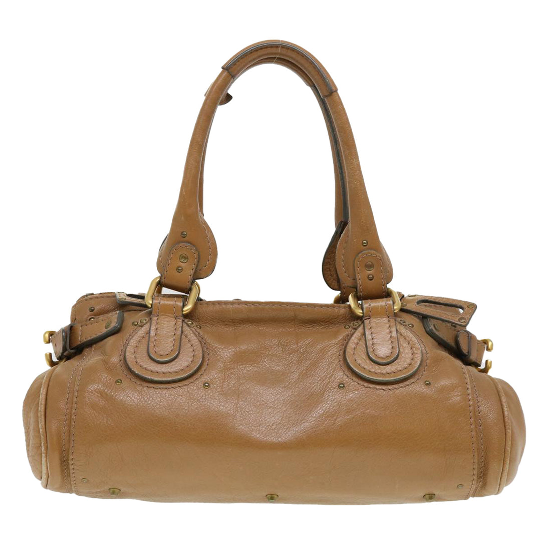 Chloe Paddington Hand Bag Leather Beige 010851 5276 38388
