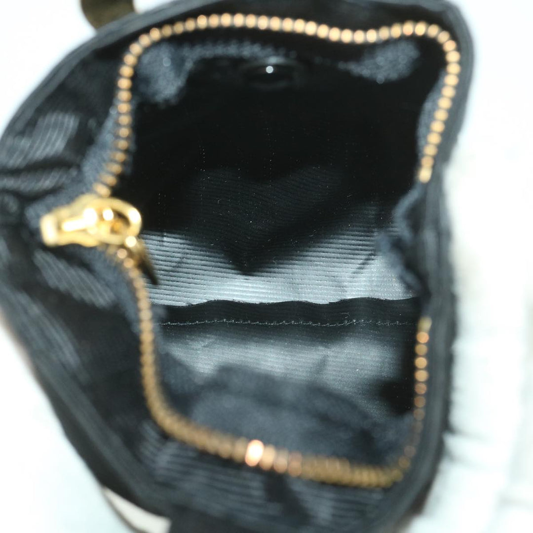 Celine Pouch Nylon Black  38667