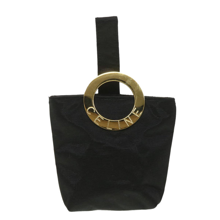 Celine Pouch Nylon Black  38667