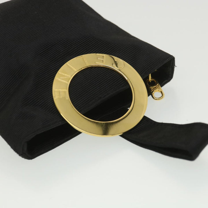 Celine Pouch Nylon Black  38667