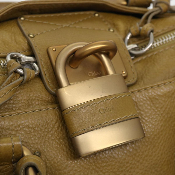 Chloe Paddington Hand Bag Leather Beige 03 06 51 5366 38736