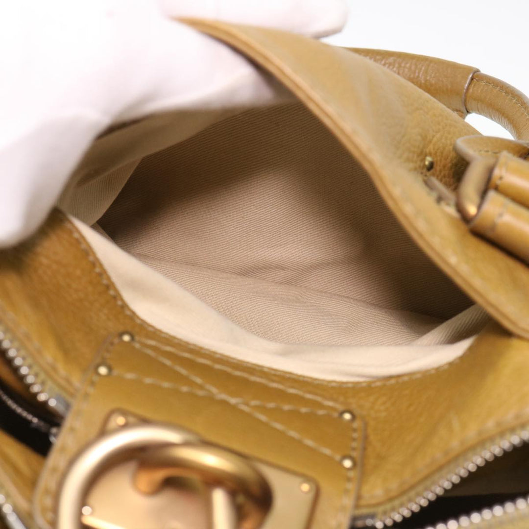 Chloe Paddington Hand Bag Leather Beige 03 06 51 5366 38736