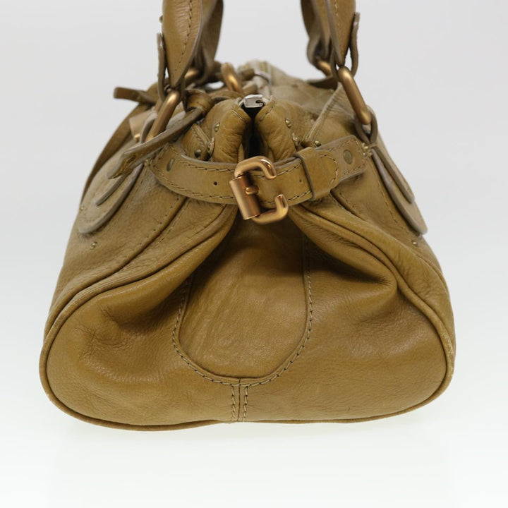 Chloe Paddington Hand Bag Leather Beige 03 06 51 5366 38736
