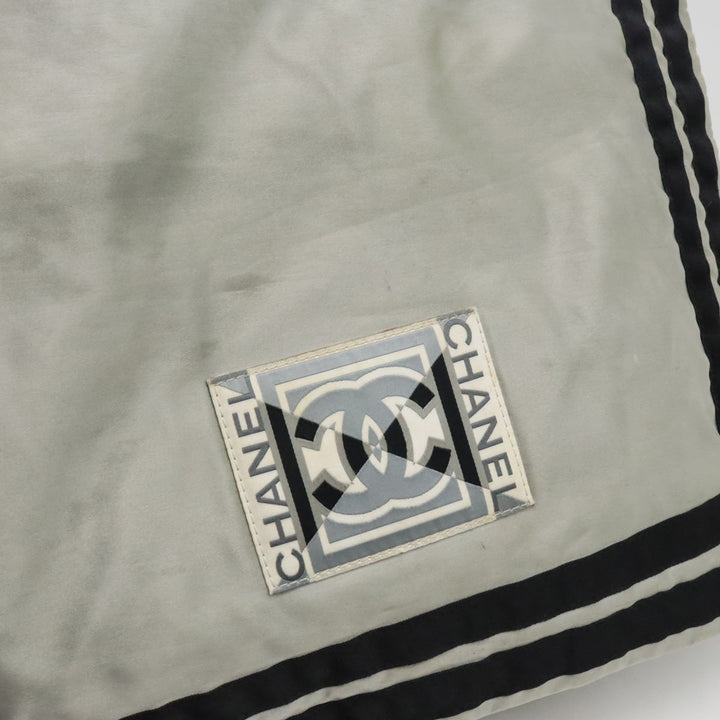 Top Quality Chanel Top Quality Chanel SPORTS LINE COCOMARK SHOLDER BAG Messenger Bag Saten Nylon Silver Black A31751