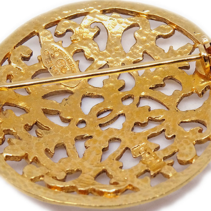 Top Quality Chanel 1991 Brooch Pin Gold 26